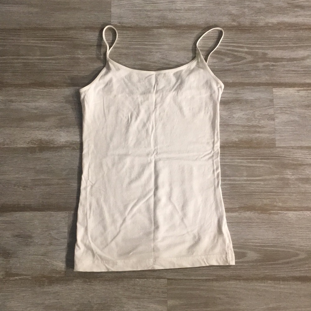 white tank top